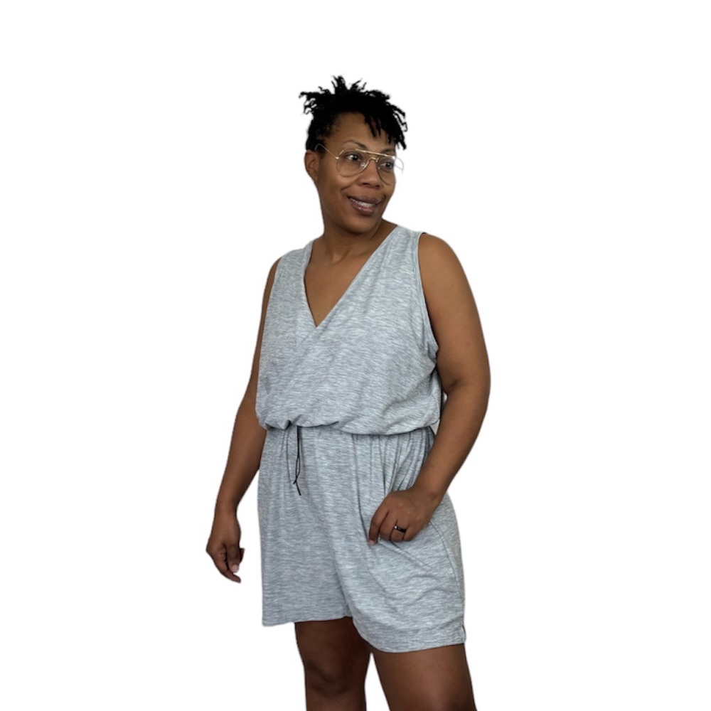 Old Navy Activewear Breathe On Drawstring Romper
